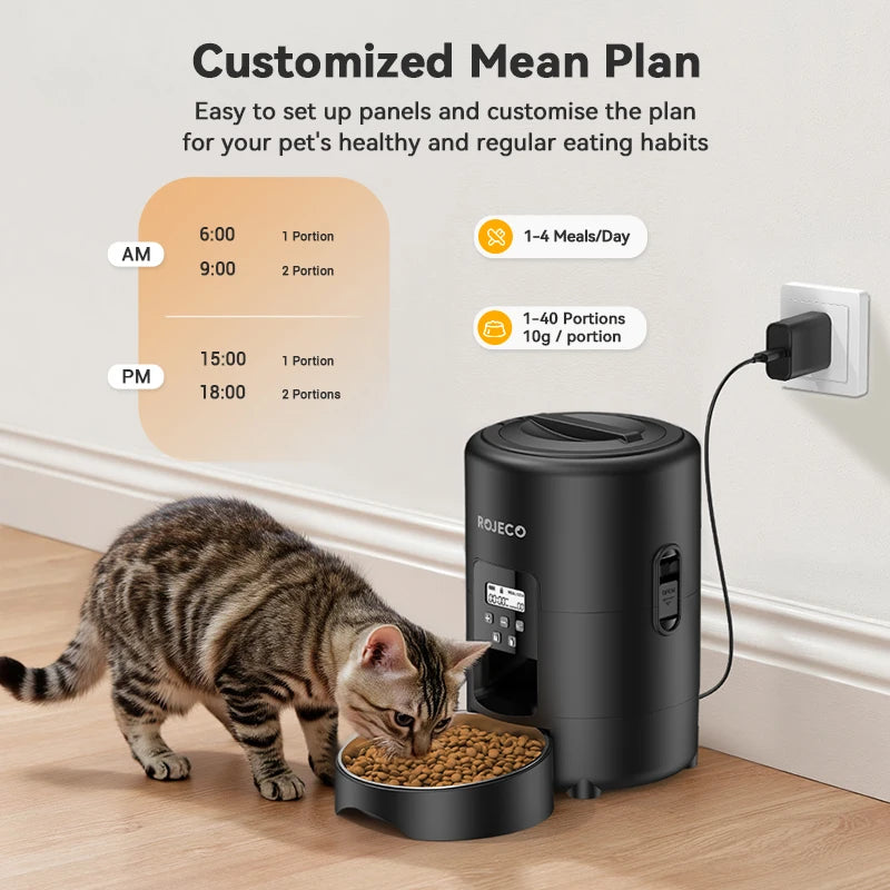 Smart automatic pet feeder