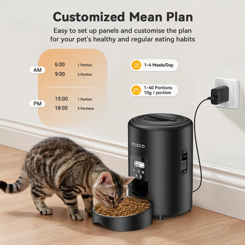 Smart automatic pet feeder