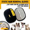 Animal hair glove
